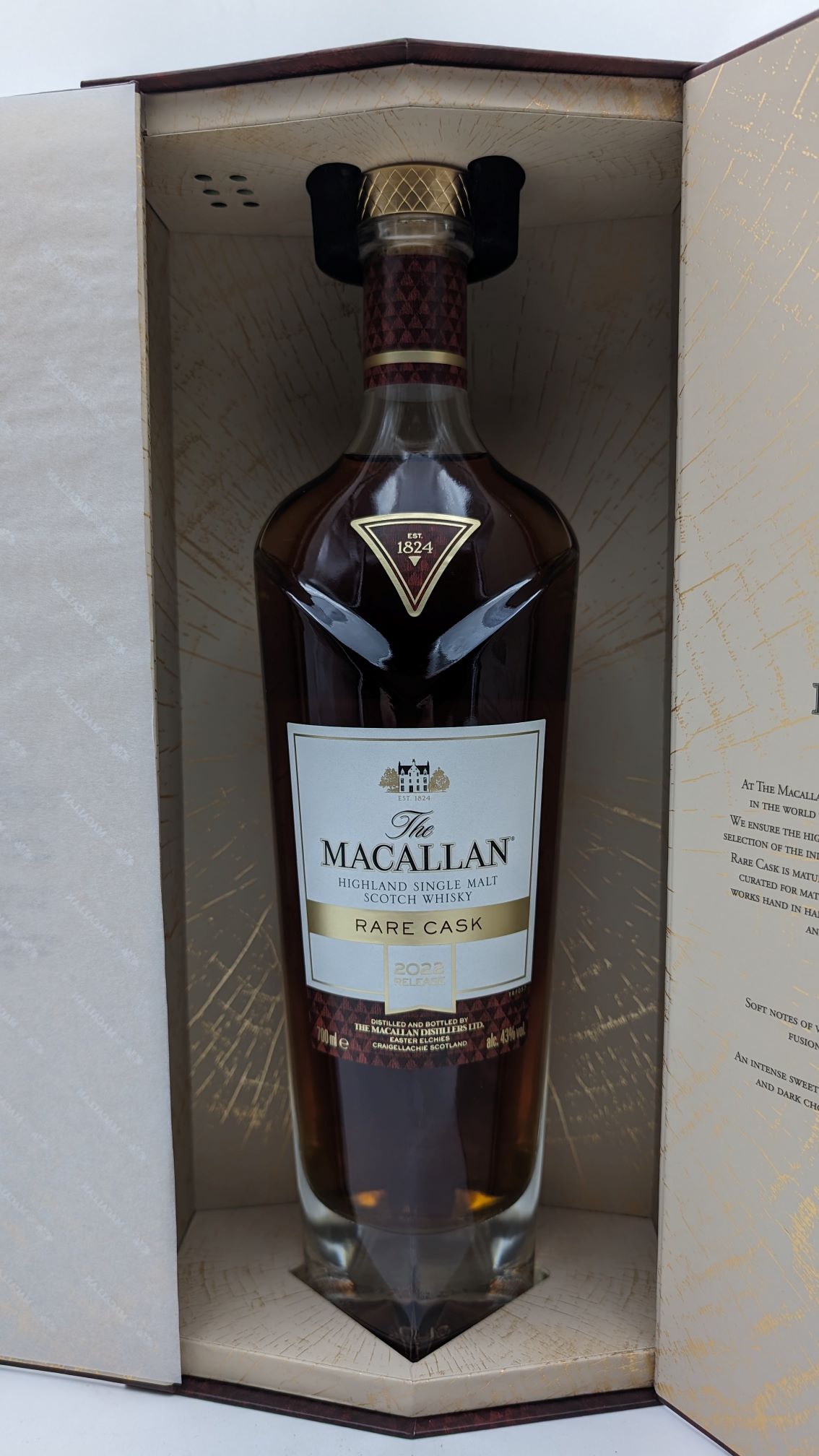 MACALLAN ザ マッカラン　 レア カスク 2022 リリース 43° 700ML【正規限定品専用箱入】The Macallan　 RARE CASK 
