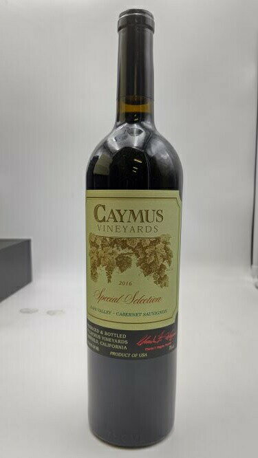 ケイマス ヴィンヤーズ スペシャル セレクション カベルネ ソーヴィニヨン (2016)CAYMUS VINEYARDS SPECIAL SELECTION CABERNET SAUVIGNON【正規品】