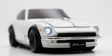 車型マウス(無線式) 日産 フェアレディ240Z(ホワイト) Cassete 7236 クリックカーマウス/Click car mouse/ワイヤレスマウス/WIRELESS MOUSE/旧車/模型/マウス/Z/240z/fairlady Z/