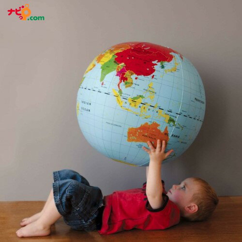 ビーチボール地球儀 50cm　世界地図　知育玩具 Tiger Tribe オーストラリア知育玩具