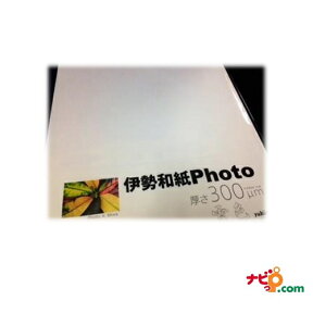 大豊和紙 伊勢和紙 Photo 雪色 300μm サイズA4（一袋単色10枚入り） ky300A4 【代引不可】