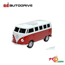 車型Bluetoothワイヤレススピーカー フォルクスワーゲン　バス　タイプ1　レッド VW Bus Type1 Red Autodrive(オートドライブ) 659568