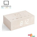 GINGKO ギンコー Flip Click Clock フリップクリッククロック ホワイトメープル GNK030005 置き時計 アラーム スヌーズクロック ...