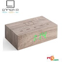 GINGKO ギンコー Flip Click Clock フリップクリッククロック アッシュ GNK030006 置き時計 アラーム スヌーズクロック インテリ...