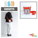 【在庫限り】SSB カセット バッグ ORANGE オレンジ ショルダーバッグ クリアバッグ SSB-114 軽くて、水にも強いお出かけバッグ(4)