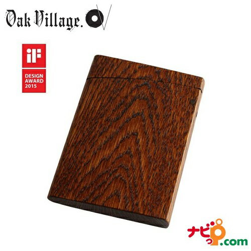 木製カードケース INRO 拭き漆塗 01510-20 オークヴィレッジ Oak Village 国産材使用 伝統工法による木製文具