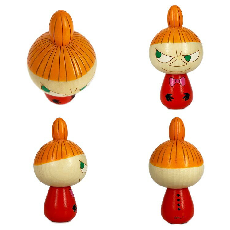 MOOMIN×卯三郎こけし リトルミイ USK040002 こけし キャラクター うさぶろう 小さめ 北欧 ムーミン 置物 Moomin 雑貨 母の日 ミイ ム...