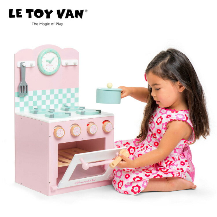 ミニキッチン ピンク TV0130 LE TOY VAN ルトイヴァン ルトイバン 木のおもちゃ 木製玩具 かわいい おしゃれ 海外 イギリス クリスマス プレゼント 誕生日 出産祝い 知育玩具 子供 赤ちゃん 男の子 女の子