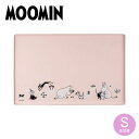 MOOMIN ペット用シリコーンマット M ピンク MRA150011 ペット ランチョンマット ペット用 フードマット 食事 えさ皿 エサ入れ 滑り止め 長方形 シリコン