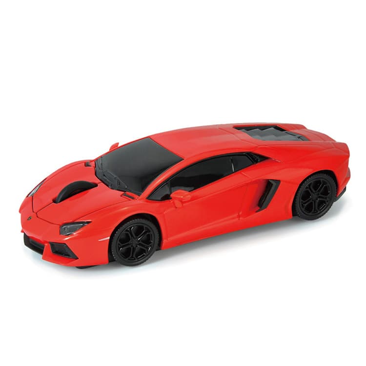 PC用無線マウス ランボルギーニ アヴェンタドール　オレンジ　オートマウス 430049 ミニチュアカー 模型 車のサムネイル