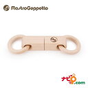 Mastro Geppetto マストロ ジェッペット ファーストトイ ラトル LEGAME レガーメ NATURAL マストロ・ジェッペット 木のおもちゃ 赤...
