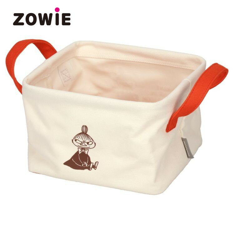 ムーミン リトルミイ ミニストレージボックス 0922 レッド 赤 折りたたみ バスケット 収納 収納ボックス 収納カゴ キャラクター グッズ MOOMIN かわいい ゾーウィー ZOWIE