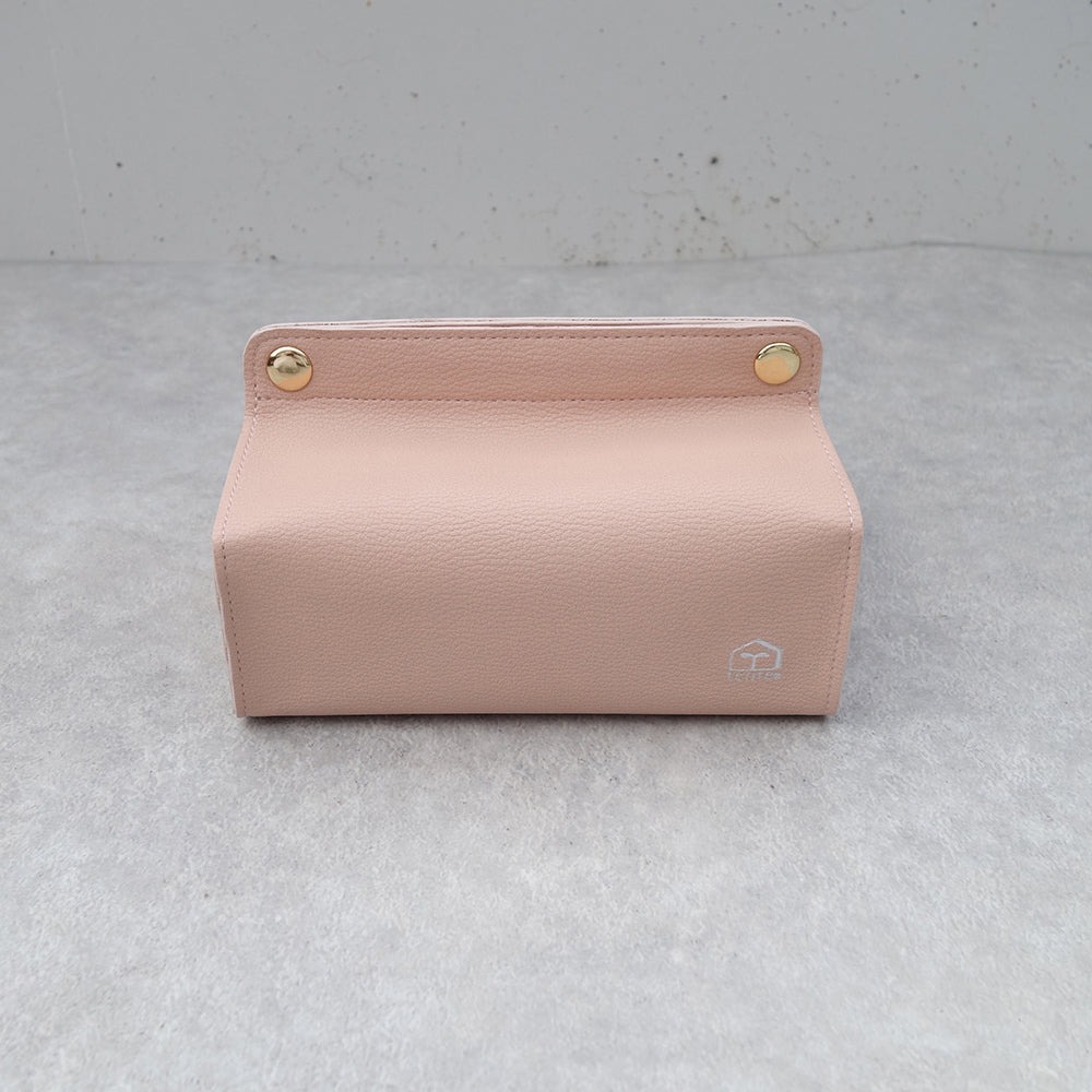 テンテ tente midi プレーン 小さめ ティッシュケース 箱なし おしゃれ 吊り下げ かわいい ティッシュボックス ティッシュカバー ティッシュBOXカバー アイボリー ピンク ミント グレー 30203 [2]