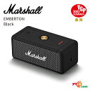 Marshall EMBERTON EMBERTON-BLACK 【国内正規品 一年保証】マーシャル エンバートン ブラックK ポータブルスピーカー ワイヤレススピーカー Bluetoothスピーカー 防水スピーカー Bluetooth5.0 アウトドア 全方位 高音質