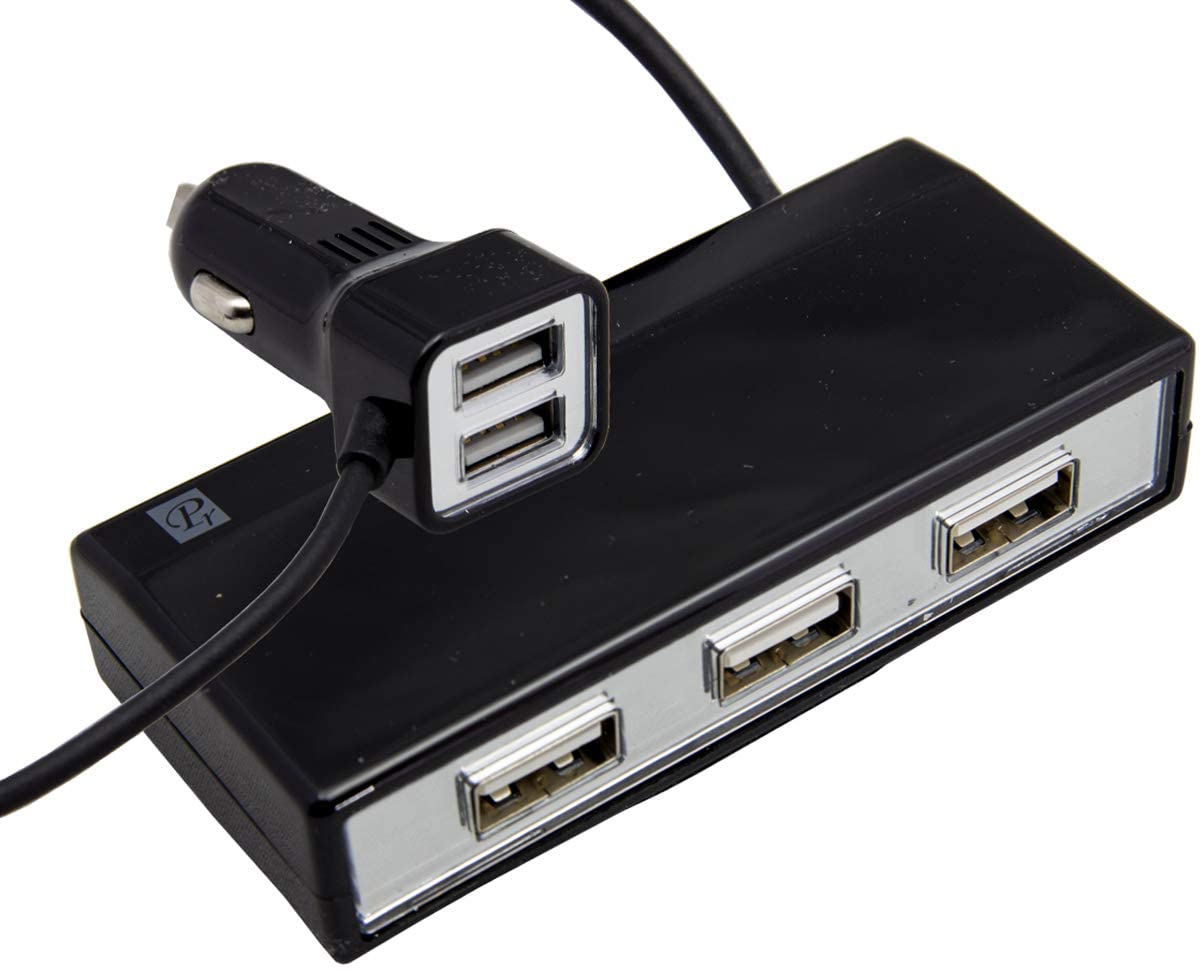 USBポート分配器 ソケット2　 本体3　コード1.8m フック付 
