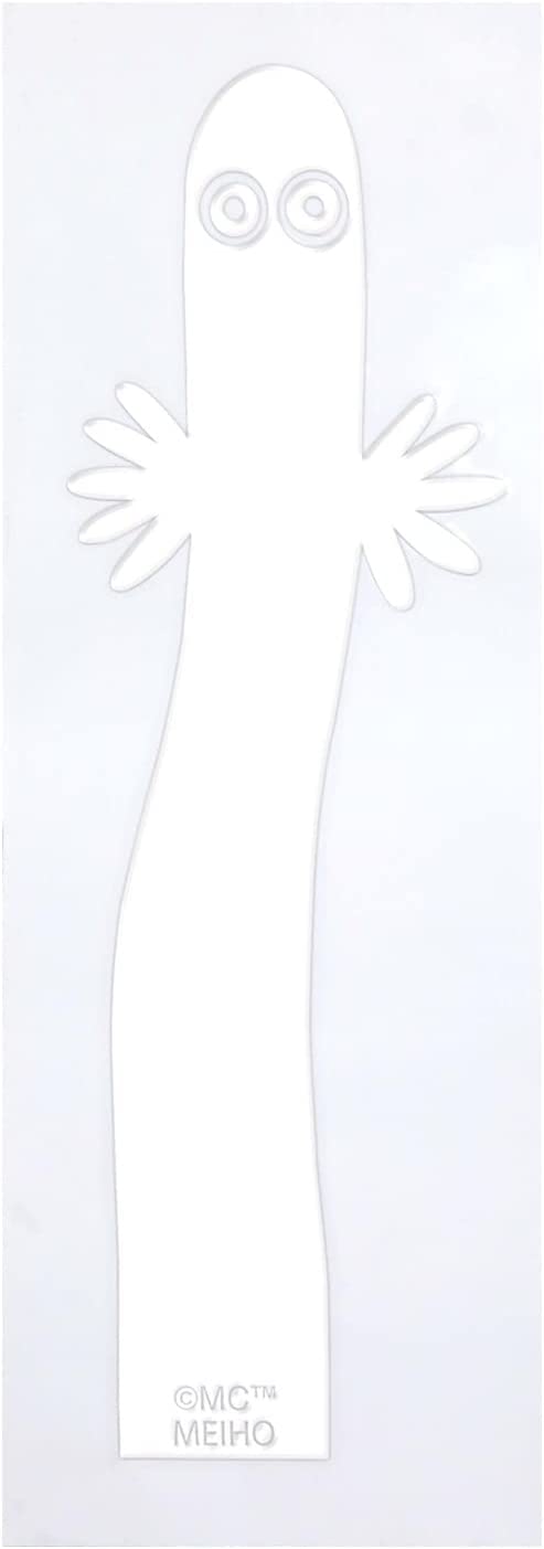 MOOMIN ムーミン　ニョロニョロステッカー　 ホワイト白シール　80×252mm【送料無料】