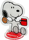 SNOOPY スヌーピー ドーナツ アクリルクリップ チケットホルダー 【送料無料】