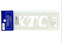 KTC 転写ステッカー 白字 赤字 シール 125x40mm【送料無料】