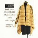 【SALE】【BLACK LABEL by Ralph Lauren】ラルフローレン ブラックレーベル ネイティブ柄 ストールカーディガン/BEIGE【あす楽対応】