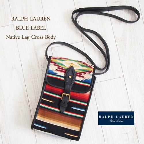 ラルフローレン 【SALE】【BLUE LABEL by Ralph Lauren】ラルフローレン　ブルーレーベル　ネイティブ　ミニ　ショルダーポーチ【あす楽対応】