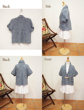 【SALE】【KID'S】【POLO by Ralph Lauren】ラルフローレン キッズ コットン×リネンニット カーディガン/BLUE・WHITE【あす楽対応】