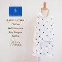 ラルフ ローレン ロンパース（ベビー用） 【SALE】【KID’S】【POLO by Ralph Lauren】ラルフローレン チルドレン マルチスカル　ポロロンパース/WHITE【あす楽対応】