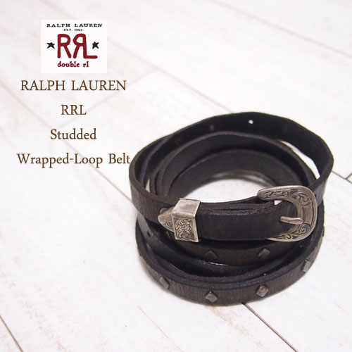 【SALE】【RRL by Ralph Lauren】 ラルフローレン DOUBLE RL ダブルアールエル ロングラップベルト