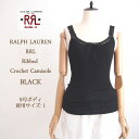 【SALE】【メール便可】【RRL by Ralph Lauren】ラルフローレン DOUBLE RL ダブルアールエル キャミソール/BLACK【あす楽対応】