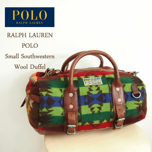 【SALE】【POLO by Ralph Lauren】ポロ ラルフローレン　フランネル サウスウエスタン　ミニボストンバッグ/MULTI【あす楽対応】