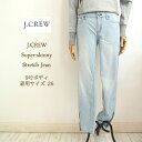 SPECIAL PRICE♪【SALE】【J.CREW】ジェイクルー スーパースキニー ストレッチ ストライプ デニムパンツ【あす楽対応】