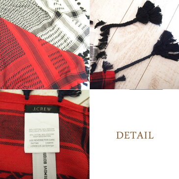 SPECIAL PRICE♪【SALE】【J.CREW】ジェイクルー マルチプリント タッセル フリンジ ストール/2色【あす楽対応】