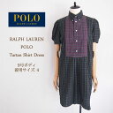 ラルフローレン ポロ レディース タータンチェック 半袖 シャツ ワンピース/レッド/グリーンPOLO by Ralph Lauren Dress