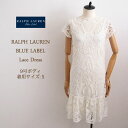 ラルフローレン 【SALE】ラルフローレン ブルーレーベル レディース 総レース　ワンピース/ナチュラルホワイトRalph Lauren Dress