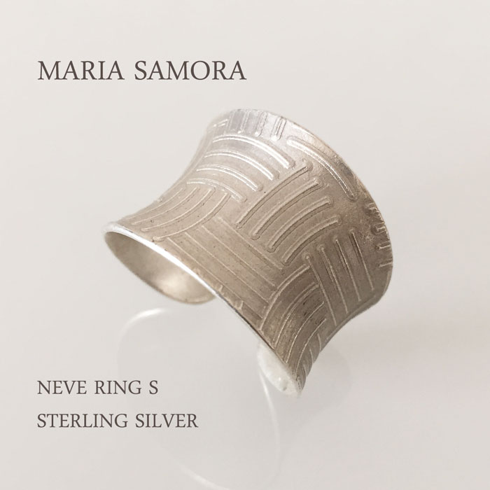 マリア サモラ シルバーリング MARIA SAMORA NEVE RING S STERLING SILVER