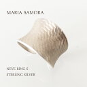 }A T Vo[O MARIA SAMORA NEVE RING S STERLING SILVER