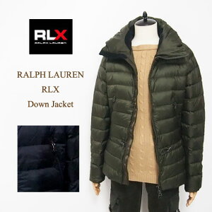 ラルフローレン アールエルエックス レディース ハイネック ダウンジャケット コート/グリーン/ブラックRLX by Ralph Lauren Down Jacket