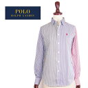 ラルフローレン ポロ レディース ポニーワンポイント マルチカラー ストライプ シャツPOLO by Ralph Lauren Shirtゆうパケット可
