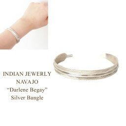 バングル インディアンジュエリー ナバホ "DARLENE BEGAY" フェザー シルバー バングルINDIAN JEWELRY NAVAJO Silver Bangle