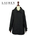 ラルフローレン ローレン レディース フード収納 ナイロン ジャケット コート/ブラックLAUREN Ralph Lauren