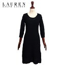 ラルフローレン ラルフローレン ローレン レディース レース編み ニット ワンピース/ブラックLAUREN by Ralph Lauren Dress