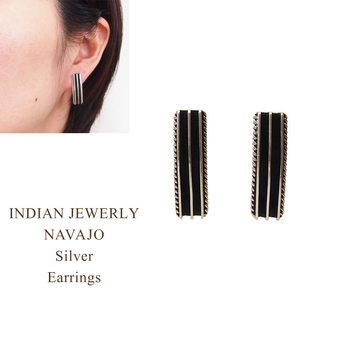 ピアス インディアンジュエリー ナバホ シルバー キャッチ ピアスINDIAN JEWELRY NAVAJO Silver Pierceメール便可