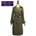 ラルフローレン コレクション パープルレーベル レディース トレンチコート/グリーンPurple Label by RalphLauren Sinclair Trenchcoat