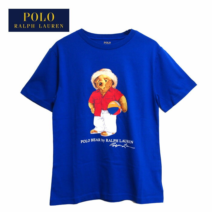 ラルフローレン ポロ ボーイズ ポロベアー ビーチスタイル クルーネック Tシャツ/ブルーPOLO Ralph Lauren Boy's T-shirtメール便可