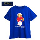 ラルフローレン ポロ ボーイズ ポロベアー ビーチスタイル クルーネック Tシャツ/ブルーPOLO Ralph Lauren Boy 039 s T-shirtメール便可