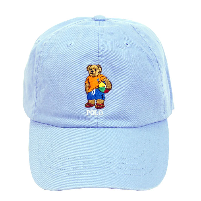 ラルフローレン ポロ ポロベアー ビーチボール キャップ 帽子/ライトブルーPOLO Ralph Lauren Cap