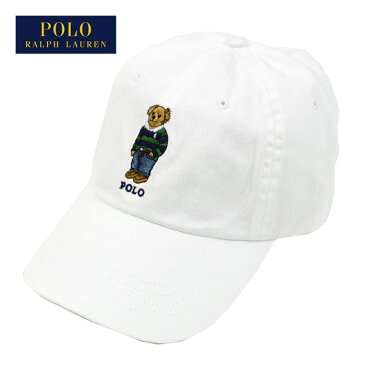 ラルフローレン ポロ ポロベアー キャップ 白 ラガー&ジーンズ 帽子/ホワイトPOLO Ralph Lauren Cap