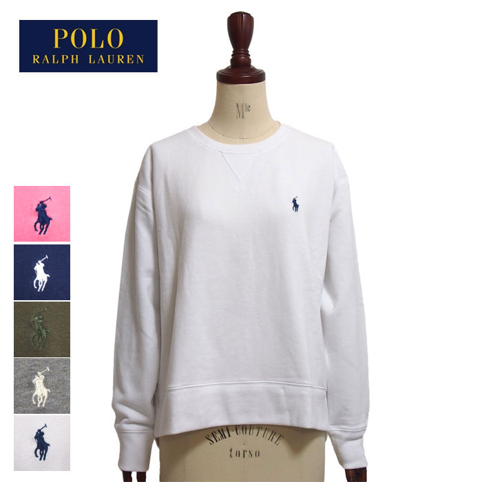 【送料無料】ラルフローレン ポロ レディース ポニー刺繍 サイドスリット スウェット トレーナーPOLO Ralph Lauren