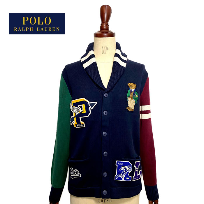 ラルフローレン キッズ ボーイズ ポロベア ショールカラー ニット カーディガンPOLO Ralph Lauren POLOBEAR Knit Cardigan