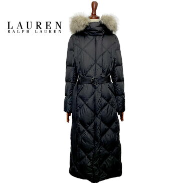 ローレン ラルフローレン レディース ファー フード付き マキシ ロング ダウン コートLAUREN Ralph Lauren Maxi Long Down Coat