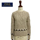 ラルフローレン ポロ レディース クルーネック フィッシャーマンズセーター ニットPOLO Ralph Lauren CottonLinen Fisherman's Crewneck Sweater